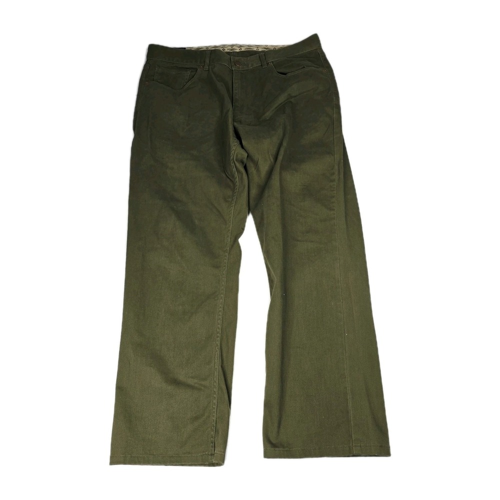 Pendleton Mens 34 Khaki Olive Green 5-Pocket Cotton Spandex Twill‎ Jeans Pants